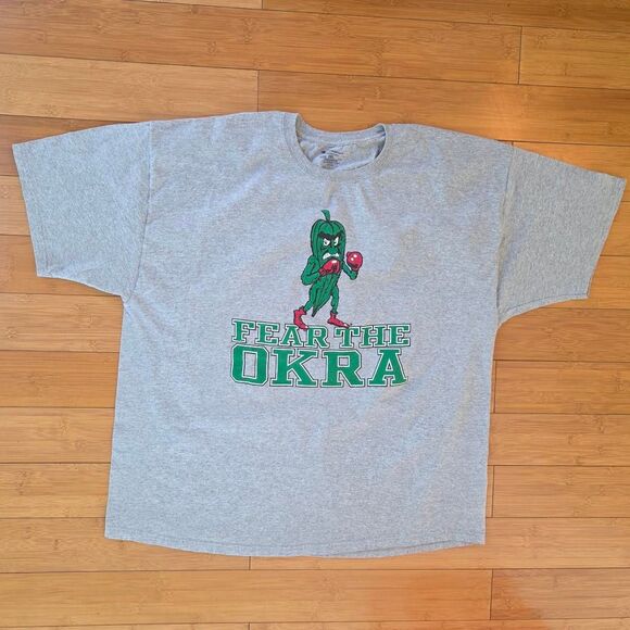 Delta State University Fighting Okra Tee 3XL Champion Fear the Okra - Picture 2 of 7
